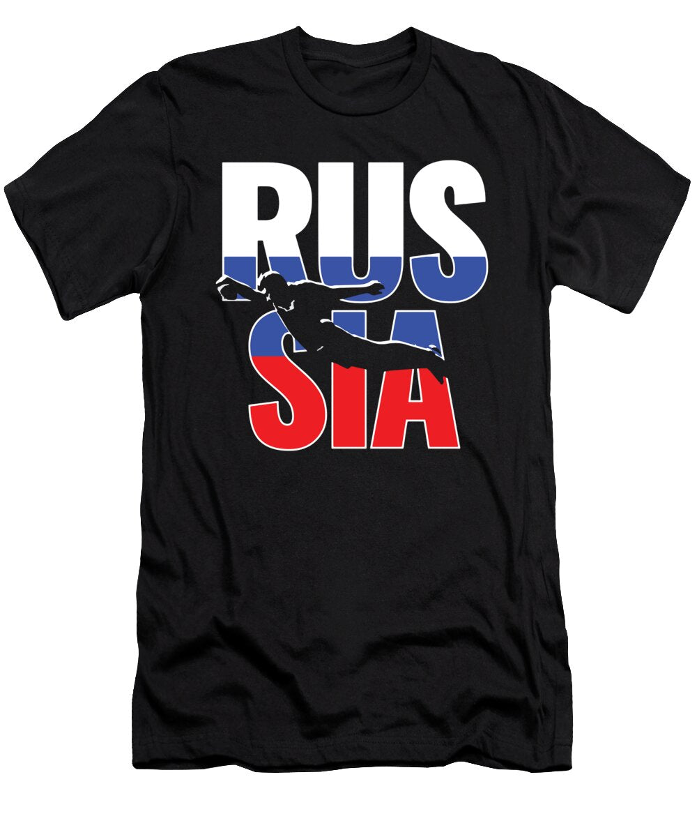 4 Russia Rugby 2019 Fans Kit for Russian Supporters Players Coaches and Rugger Football Lovers Martin Hicks T-Shirt