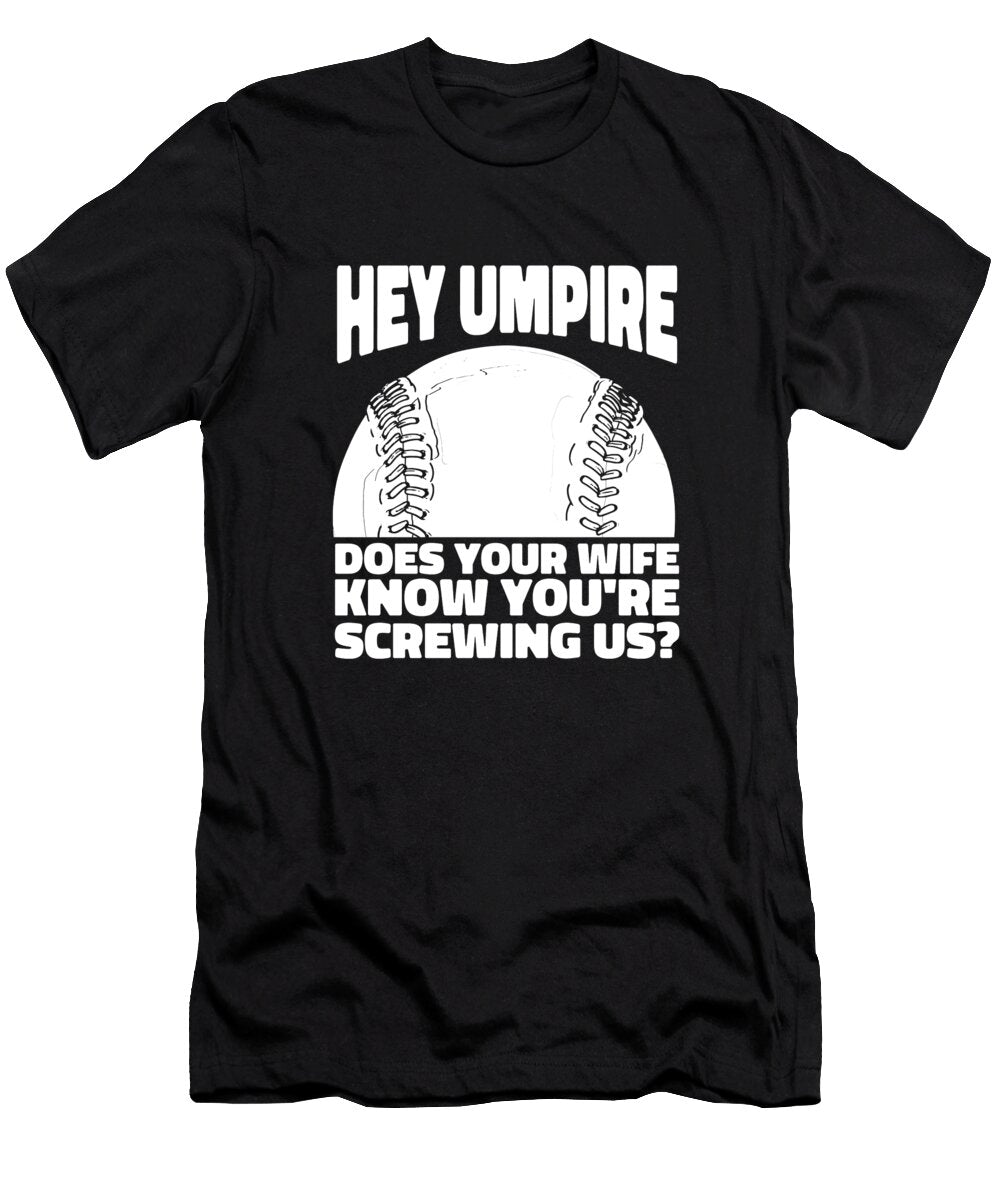 4 Softball Pitcher Catcher Batter Softball Crazy Squirrel T-Shirt