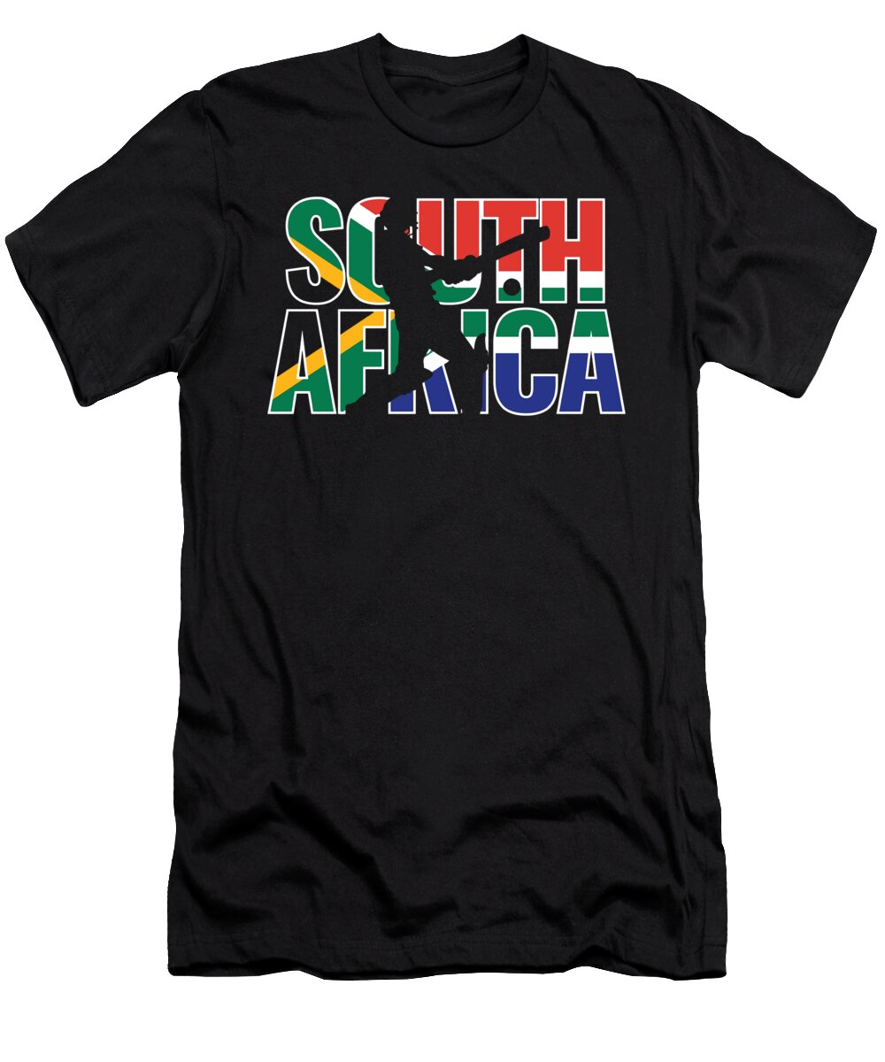 4 South Africa Cricket Kit 2019 South African International Fans Gift Martin Hicks T-Shirt