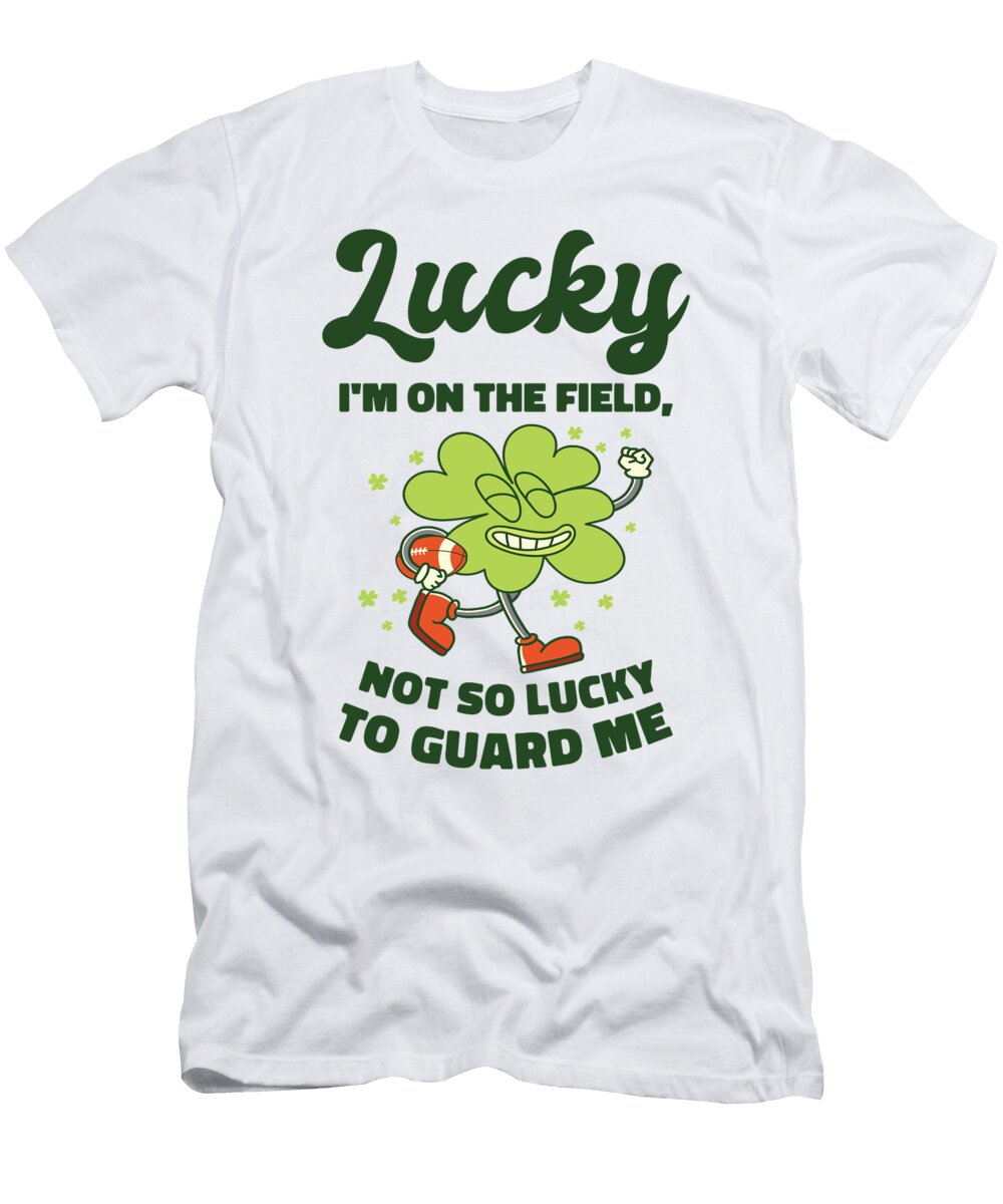 4 St Patricks Day American Football Shamrock Clover Rugby Toms Store T-Shirt
