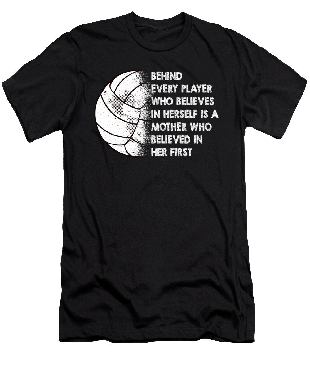 4 Volleyball Beach Vball Volleyball Mom Crazy Squirrel T-Shirt