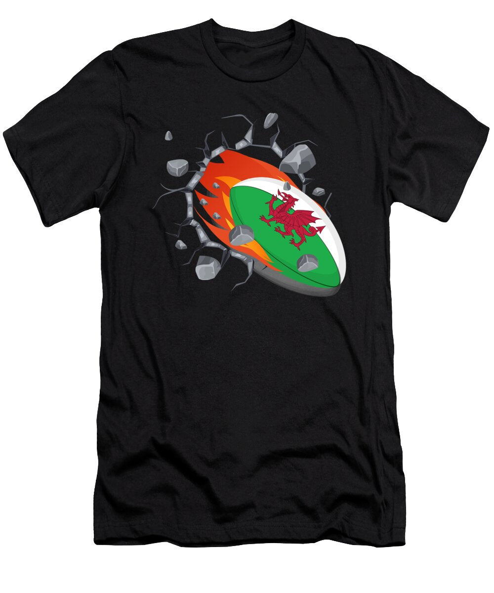 4 Wales Rugby Union Jersey 2019 Fans Kit for Welsh Supporters Players Coaches and Teams Martin Hicks T-Shirt