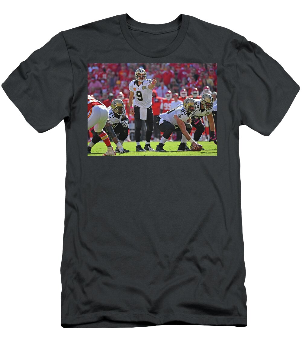 5 Drew Brees Peter Aiken T-Shirt