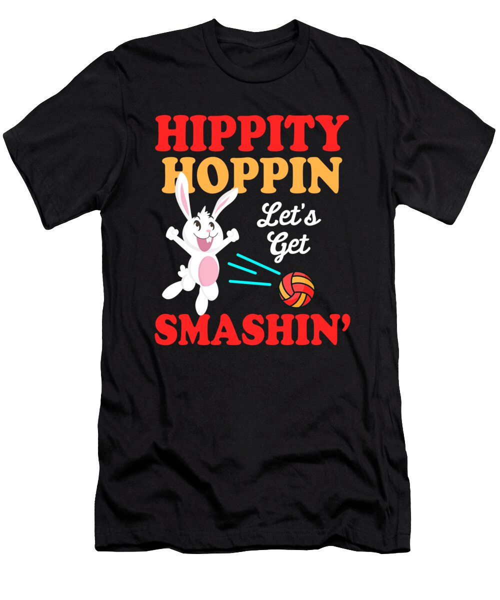 5 Easter Volleyball Bunny Holiday Rabbit Sport Toms Store T-Shirt