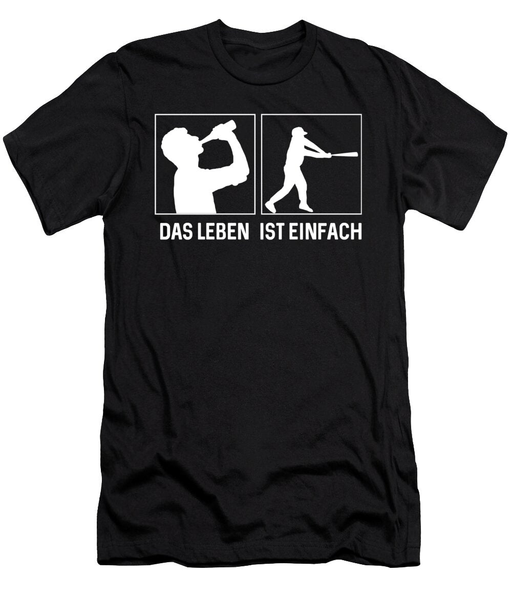 5 Funny Baseball Bat Glove Baseball Player Gift Muc Designs T-Shirt
