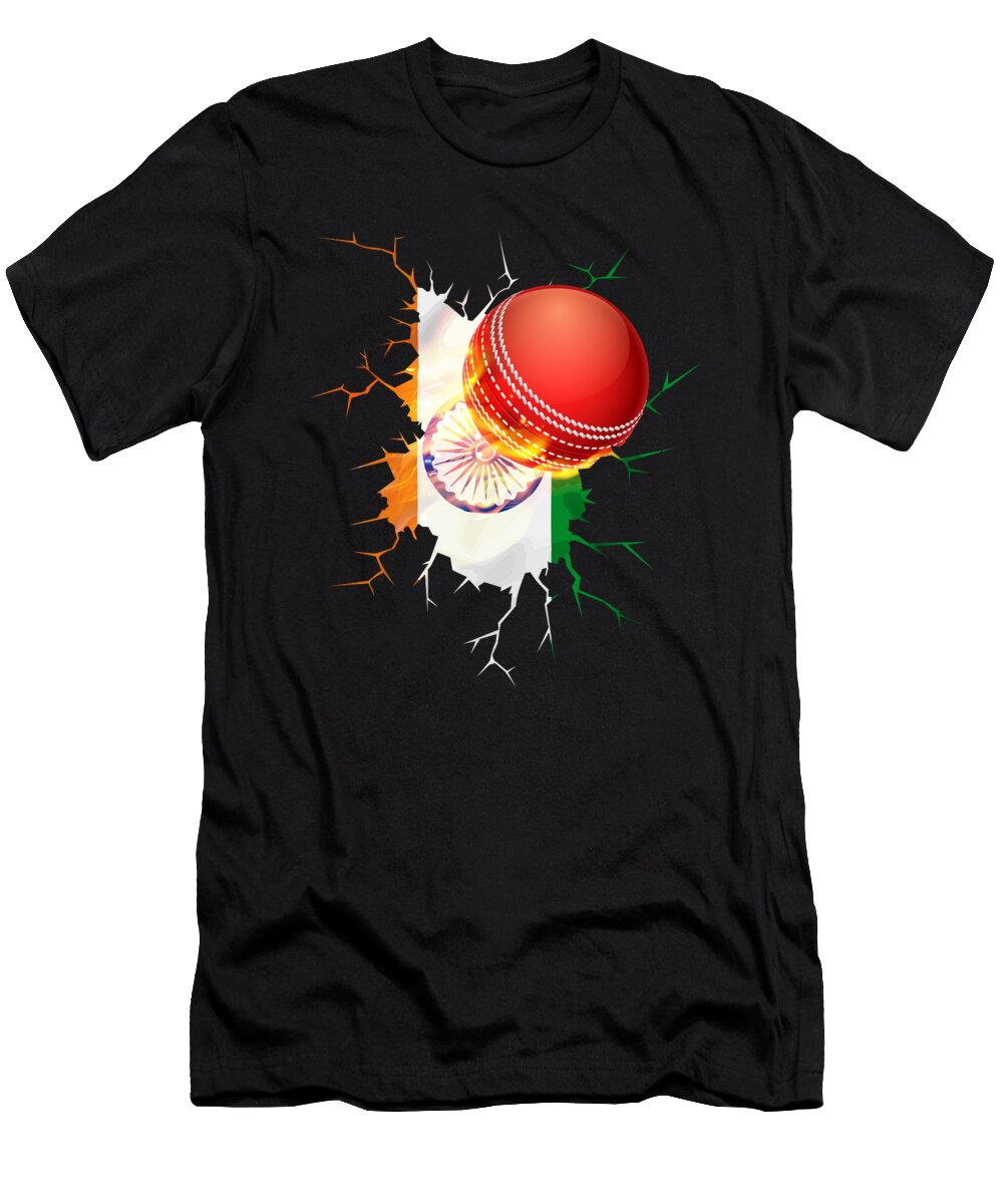 5 India Cricket Design 2019 Indian International Fans Design Cricketers Batsman Bowler Wicket Keeper and Fans Alike Martin Hicks T-Shirt