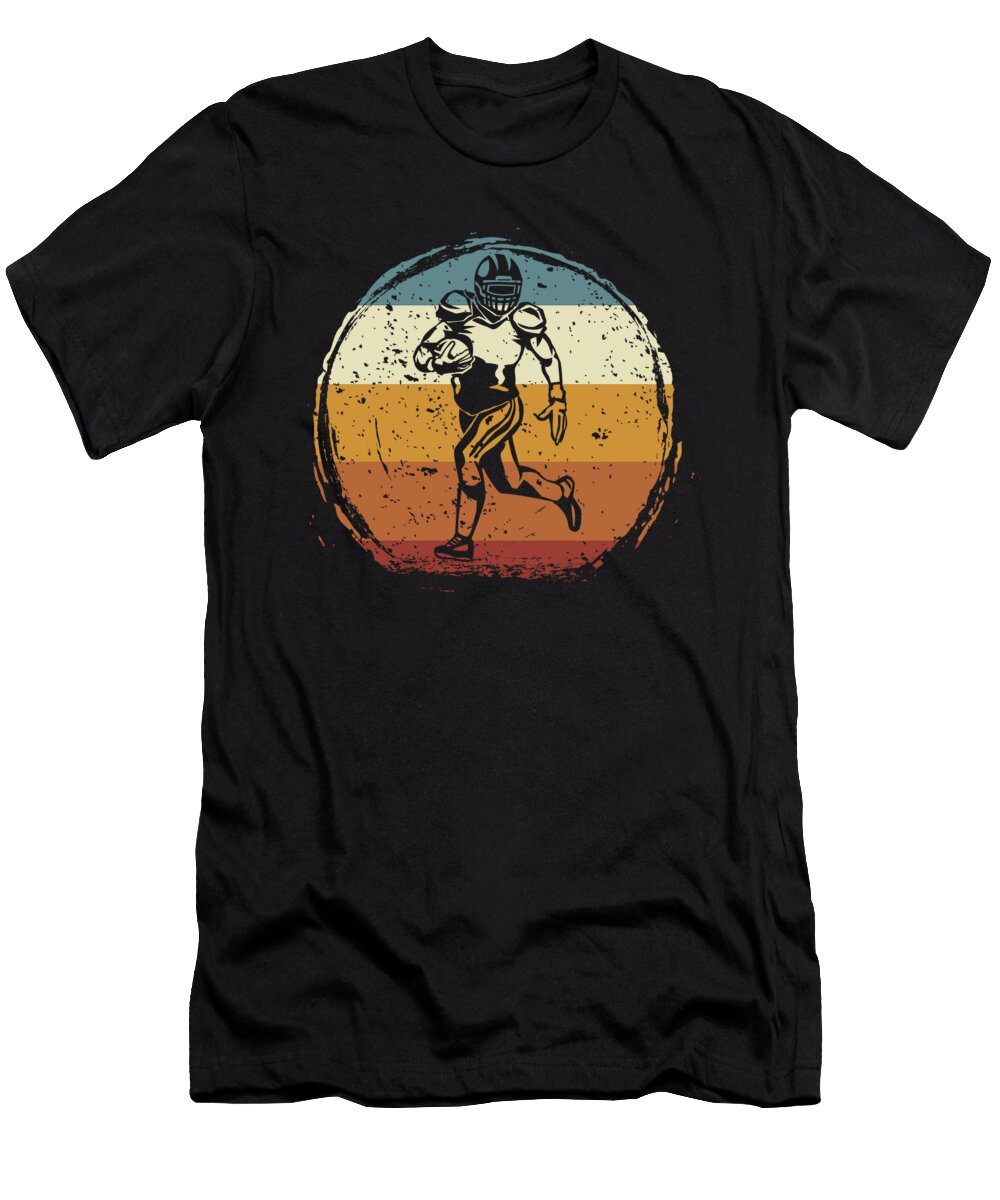 5 Retro Vintage Football Quarterback Greenoptix T-Shirt