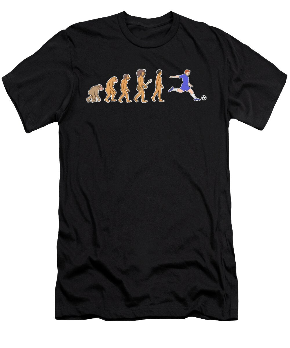 5 Soccer Evolution Team Sport Soccer Player Gift Muc Designs T-Shirt