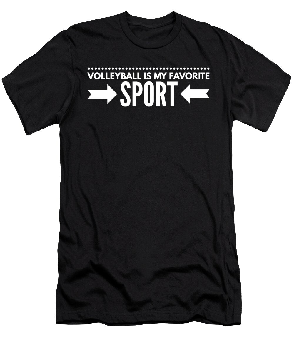 5 Volleyball Is My Favorite Sport Organicfoodempire T-Shirt
