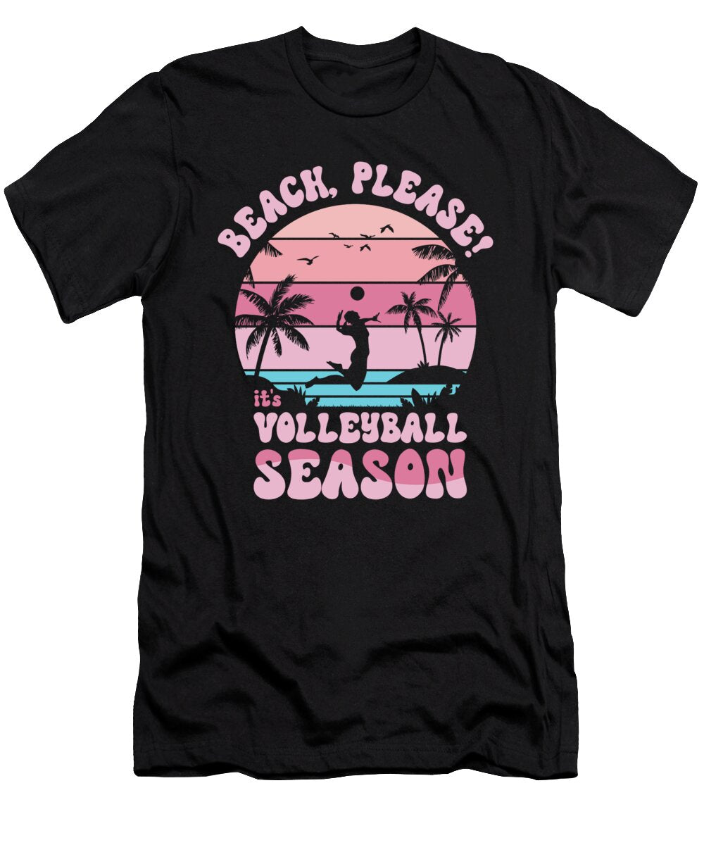 5 Volleyball Tropical Summer Sport Volleyball Players Toms Store T-Shirt