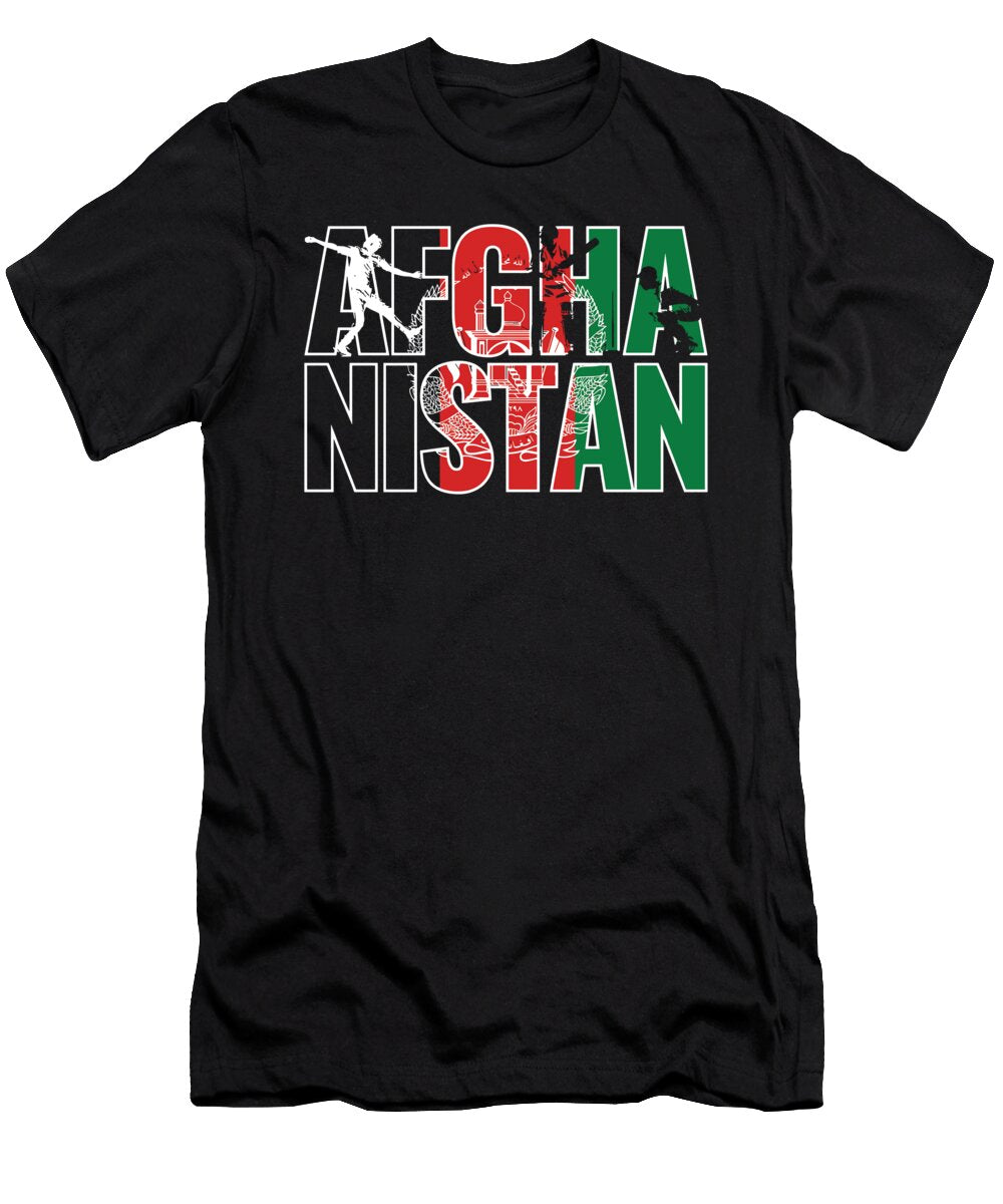 6 Afghanistan Cricket Kit 2019 Afghani International Fans Gift Martin Hicks T-Shirt