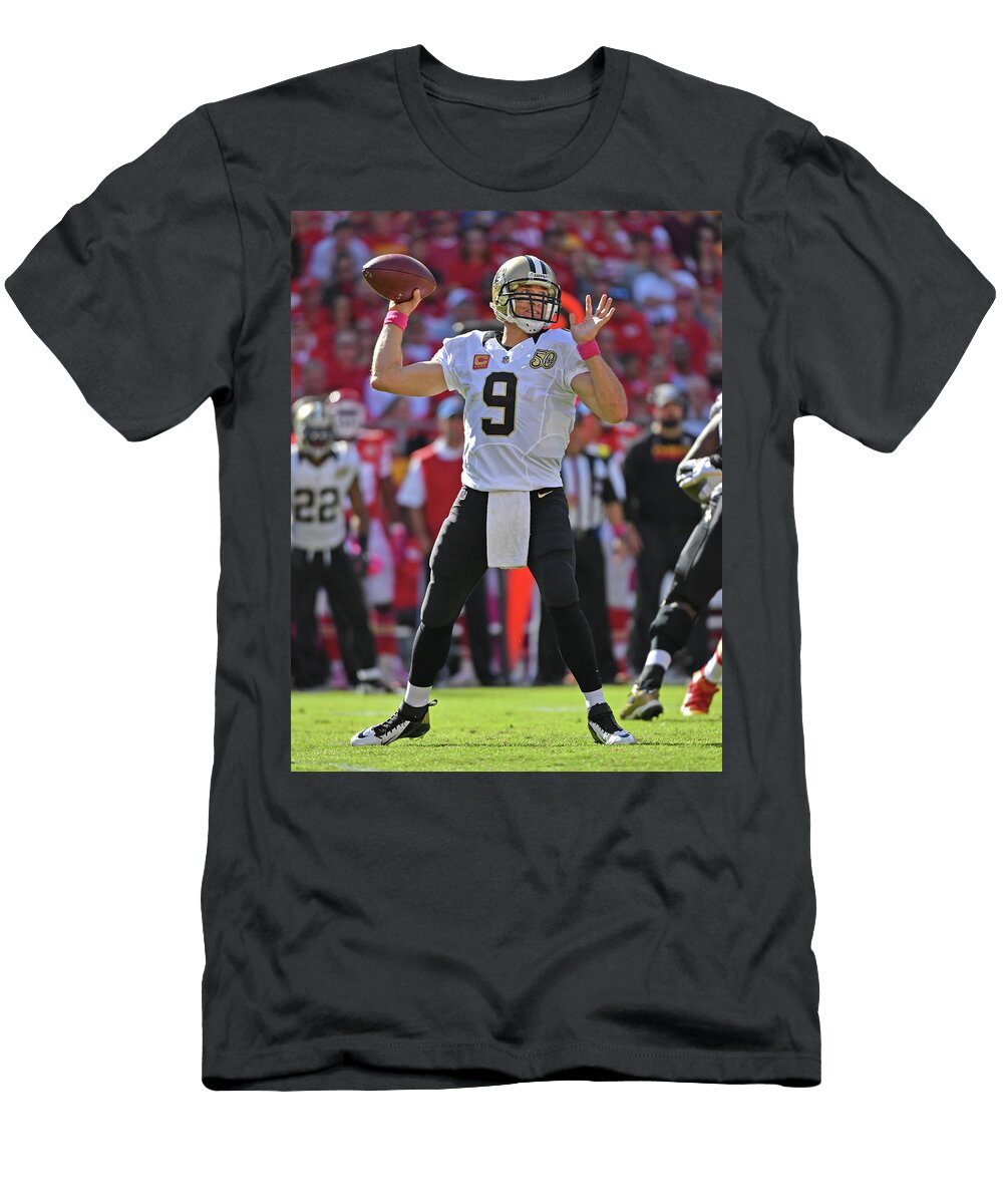 6 Drew Brees Peter Aiken T-Shirt