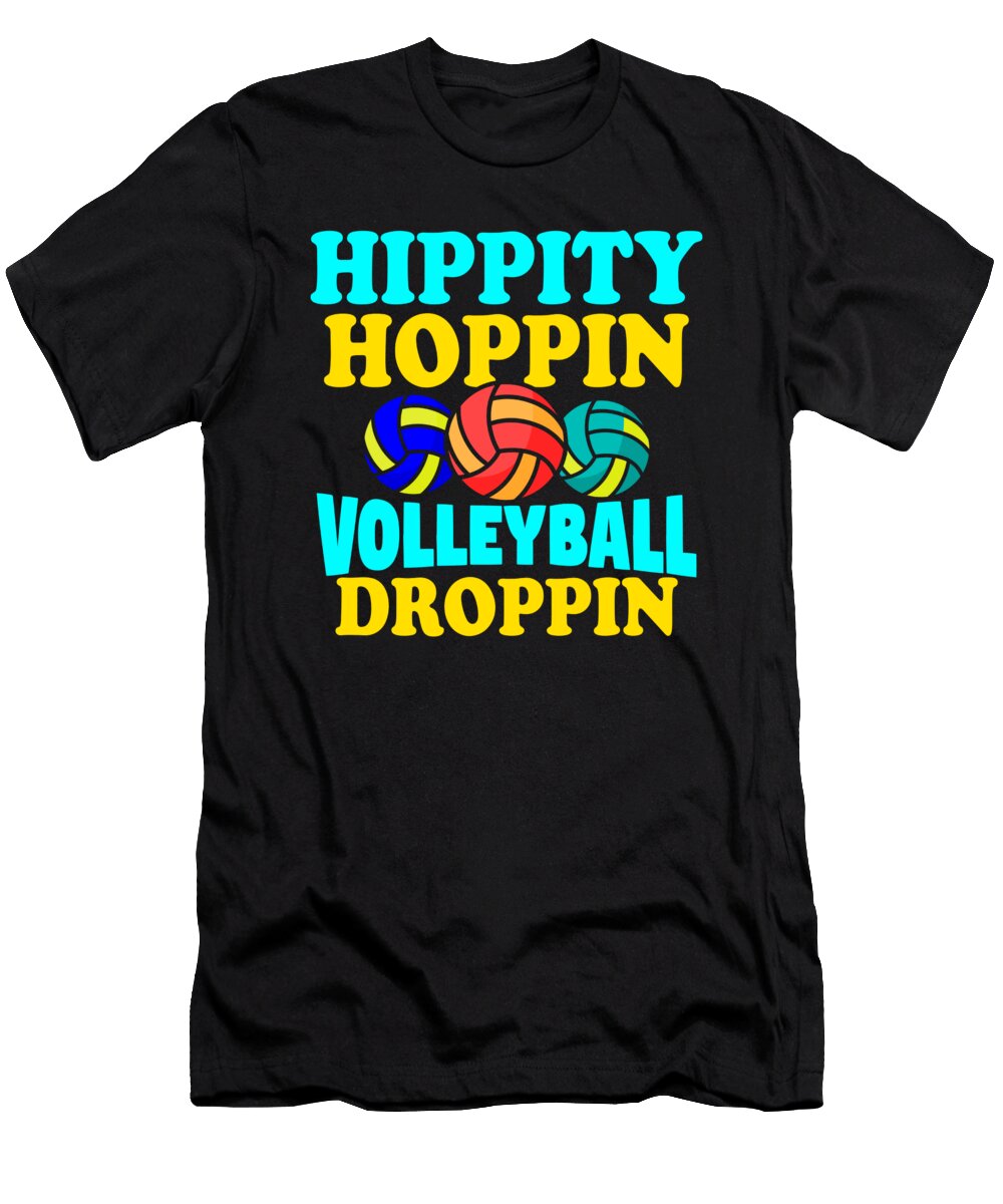 6 Easter Volleyball Bunny Holiday Rabbit Sport Toms Store T-Shirt