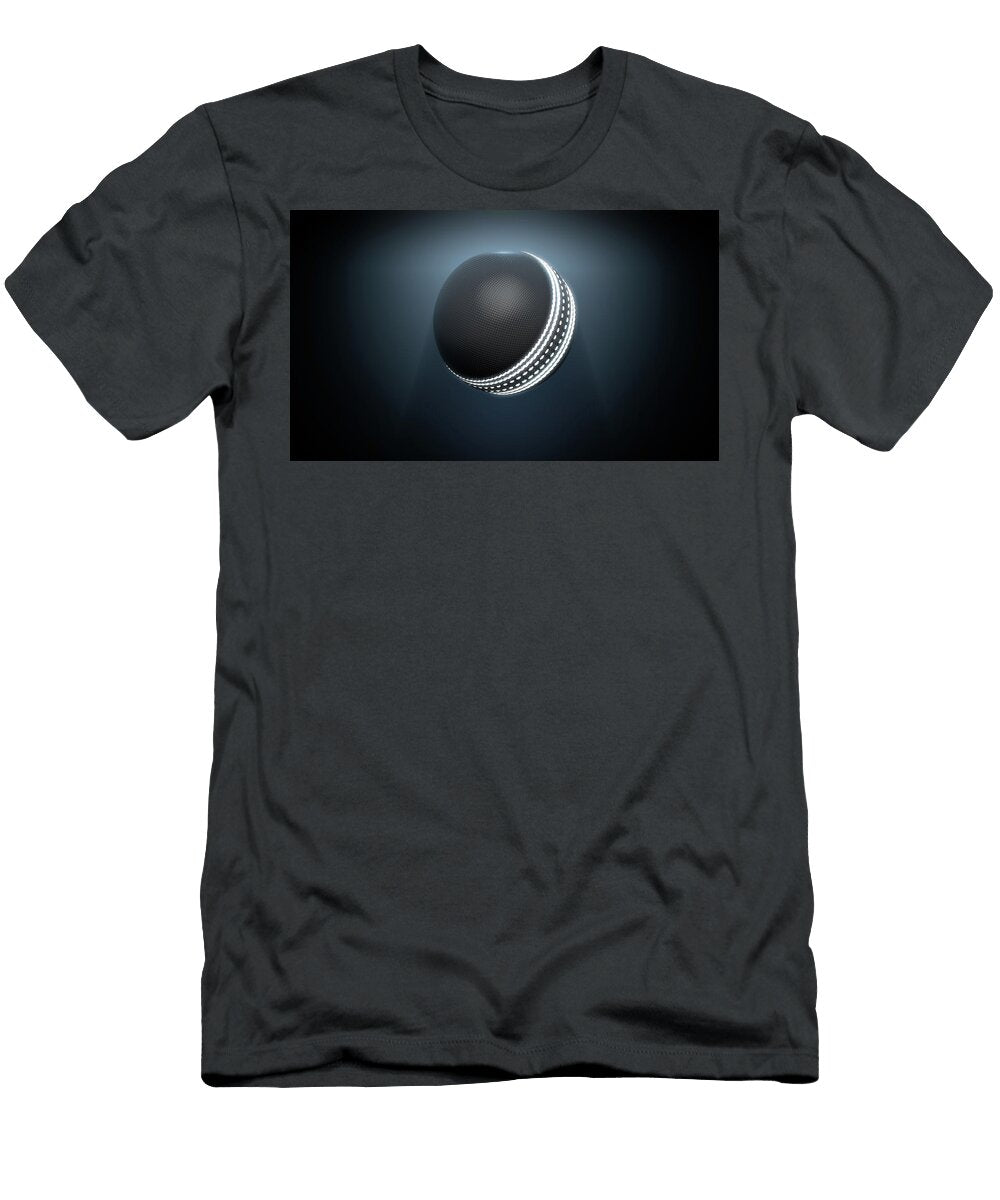 6 Futuristic Neon Sports Ball Allan Swart T-Shirt
