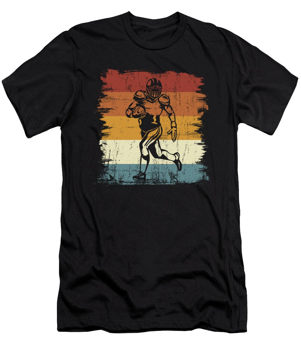 6 Retro Vintage Football Quarterback Greenoptix T-Shirt