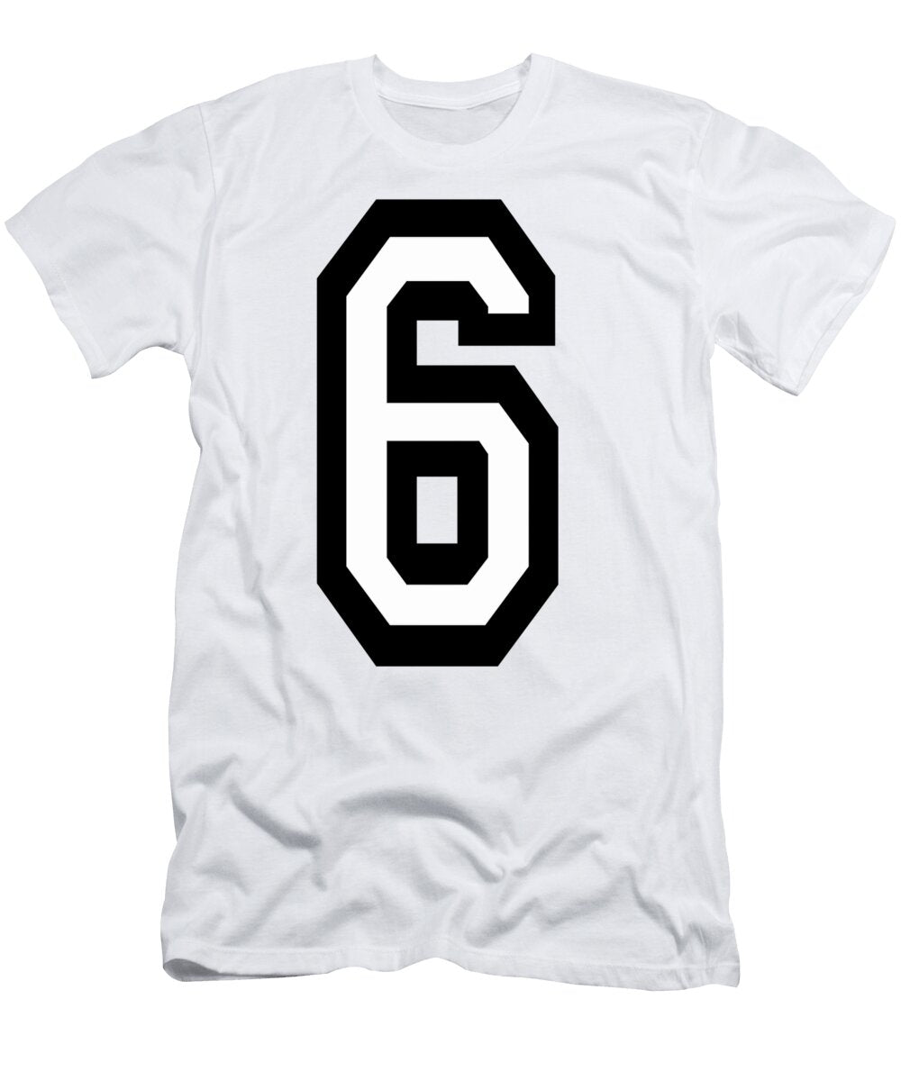 6 Team Sports Number 6 Six Sixth Competition Tom Hill T-Shirt