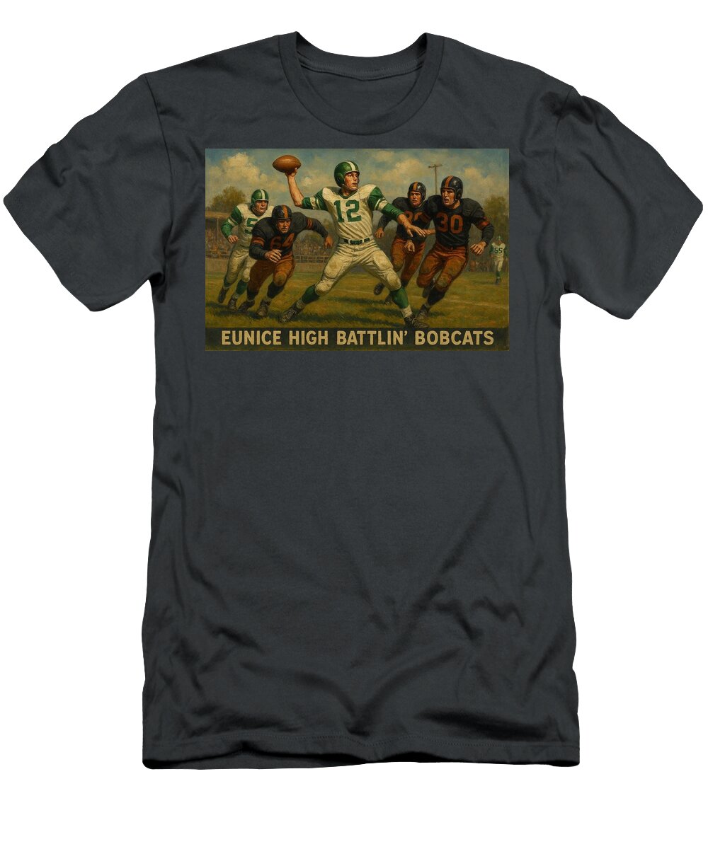 6 Vintage Football Action Scene James Spears T-Shirt