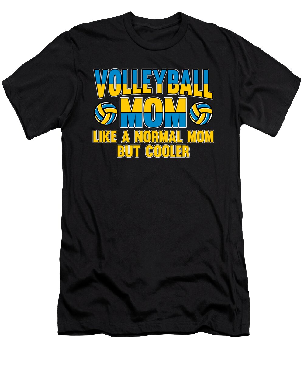 6 Volleyball Beach Vball Volleyball Mom Crazy Squirrel T-Shirt