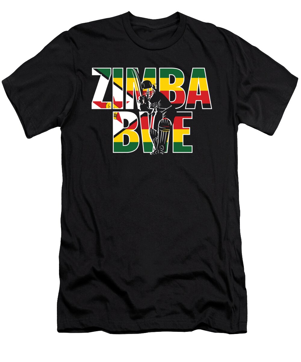 6 Zimbabwe Cricket Kit 2019 Zimbabwean International Fans Gift Martin Hicks T-Shirt