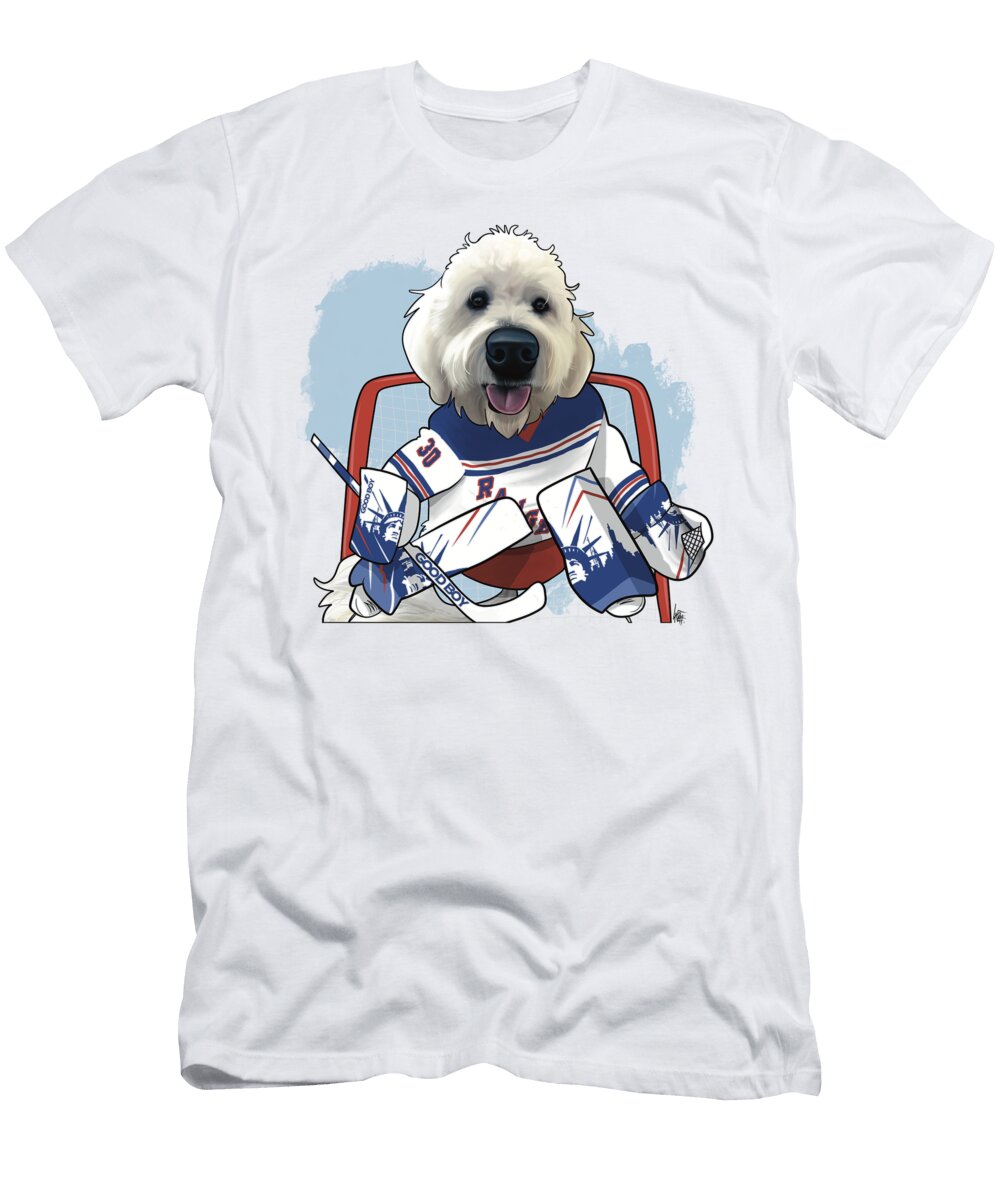 6525 Mcloughlin Canine Caricatures By John Lafree T-Shirt