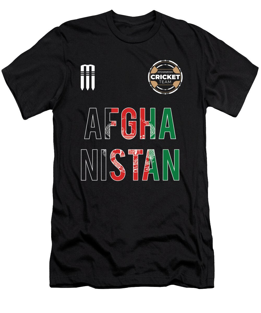 7 Afghanistan Cricket Kit 2019 Afghani International Fans Gift Martin Hicks T-Shirt