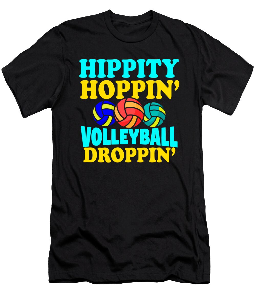 7 Easter Volleyball Bunny Holiday Rabbit Sport Toms Store T-Shirt
