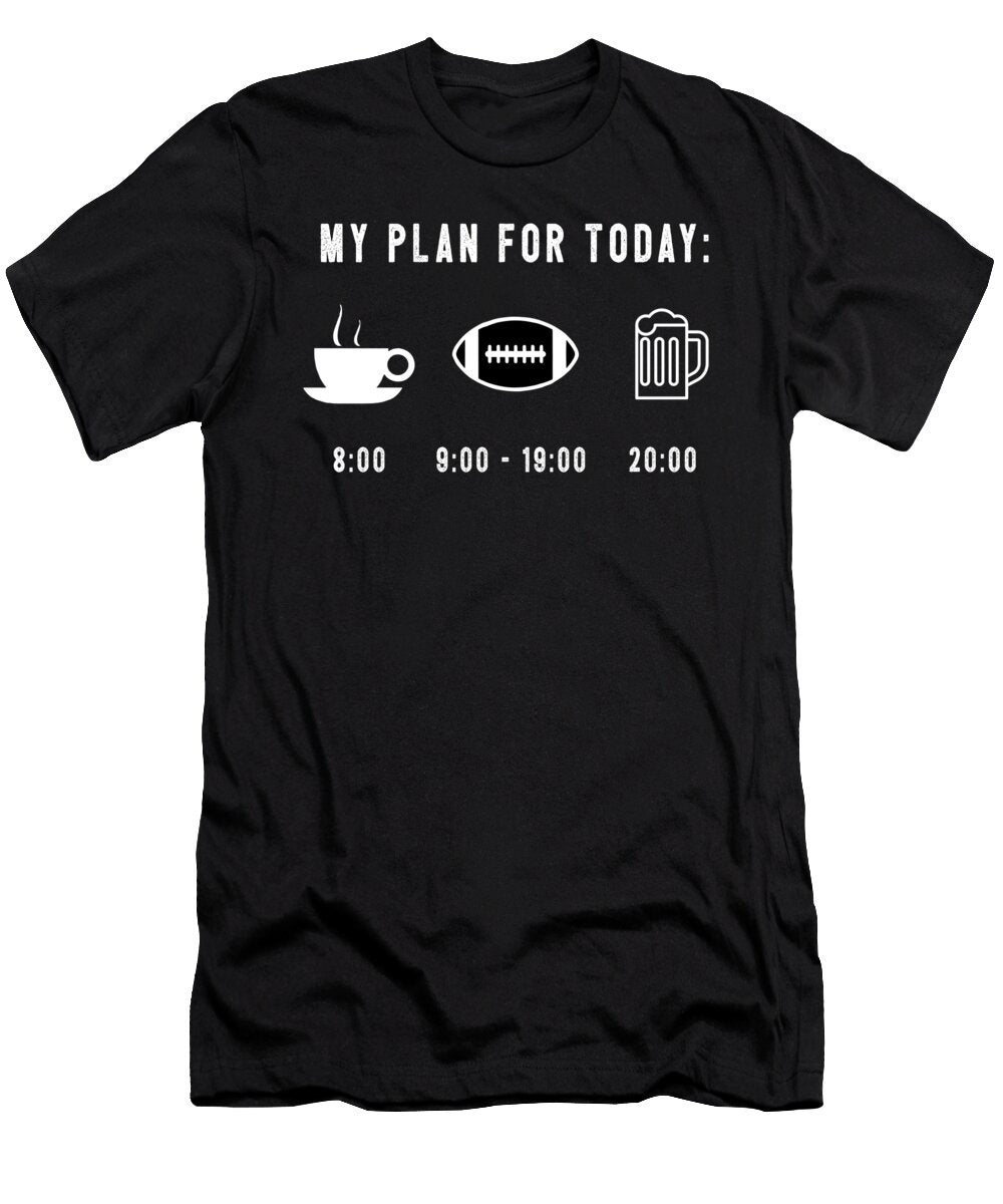 7 Funny American Football Player Gift USA Sunday Muc Designs T-Shirt