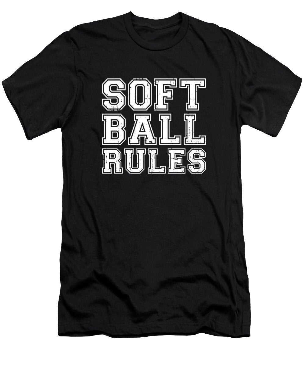 7 Softball Crazy Squirrel T-Shirt