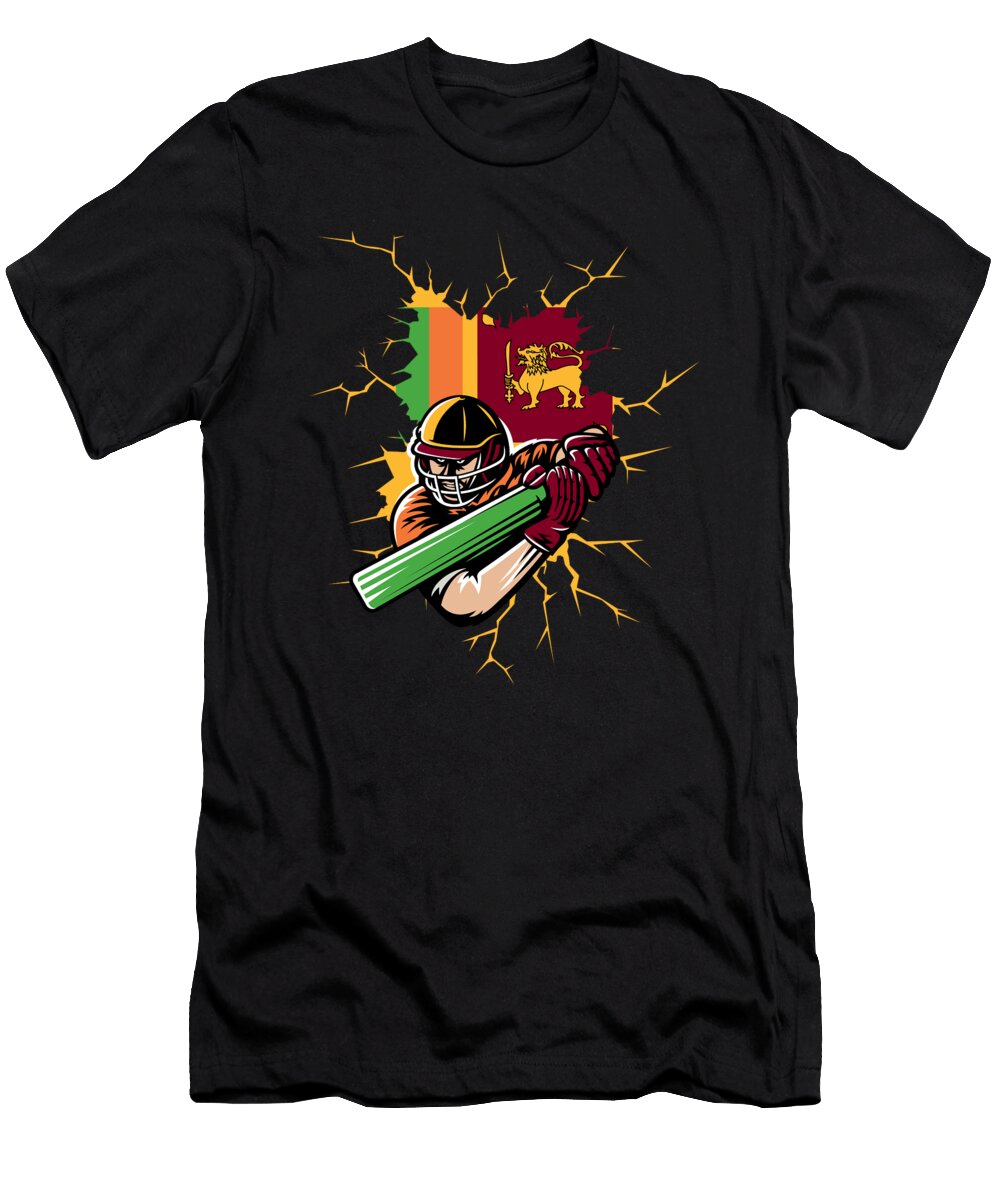 7 Sri Lanka Cricket Kit 2019 Sri Lankan International Fans Gift Martin Hicks T-Shirt