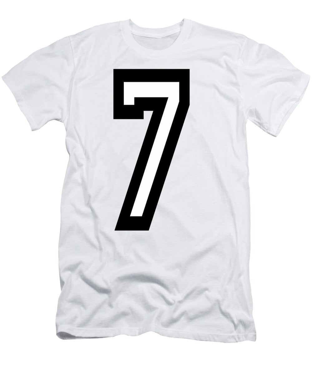 7 Team Sports Number 7 Seventh Seven Competition Tom Hill T-Shirt