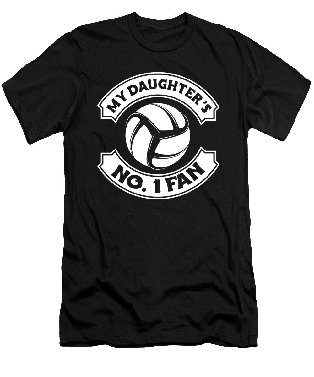 7 Volleyball Vball Beach Volleyball Mom Crazy Squirrel T-Shirt