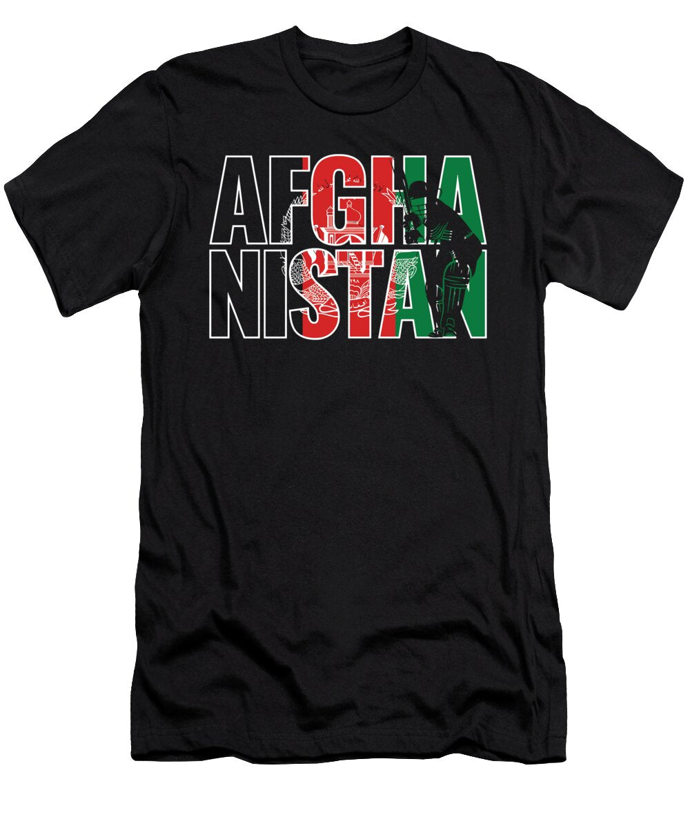 8 Afghanistan Cricket Kit 2019 Afghani International Fans Gift Martin Hicks T-Shirt