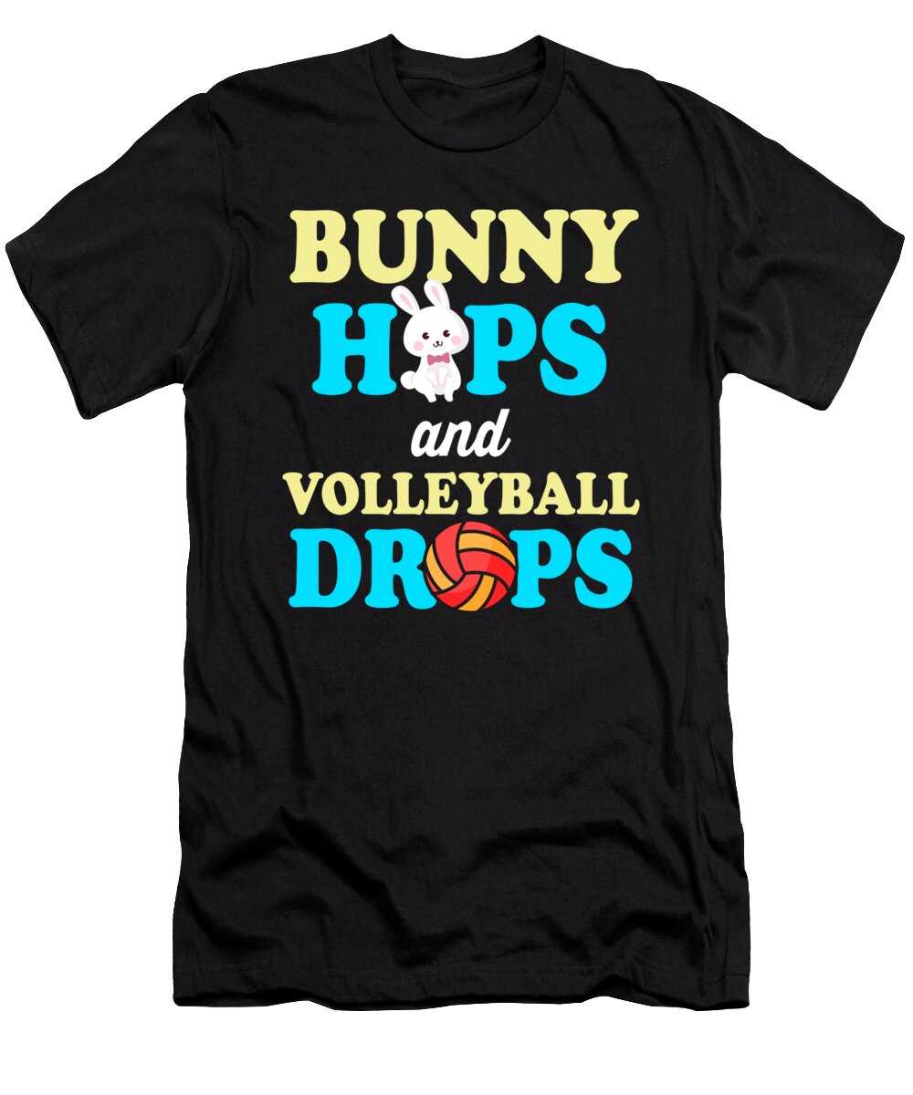 8 Easter Volleyball Bunny Holiday Rabbit Sport Toms Store T-Shirt