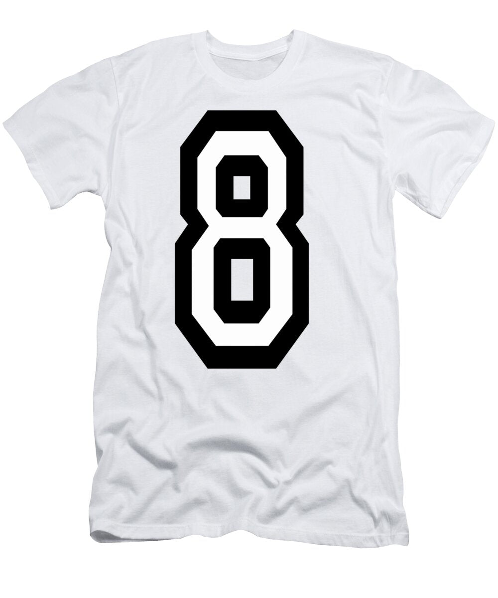 8 Eight Team Sports Number 8 Eighth Competition Tom Hill T-Shirt