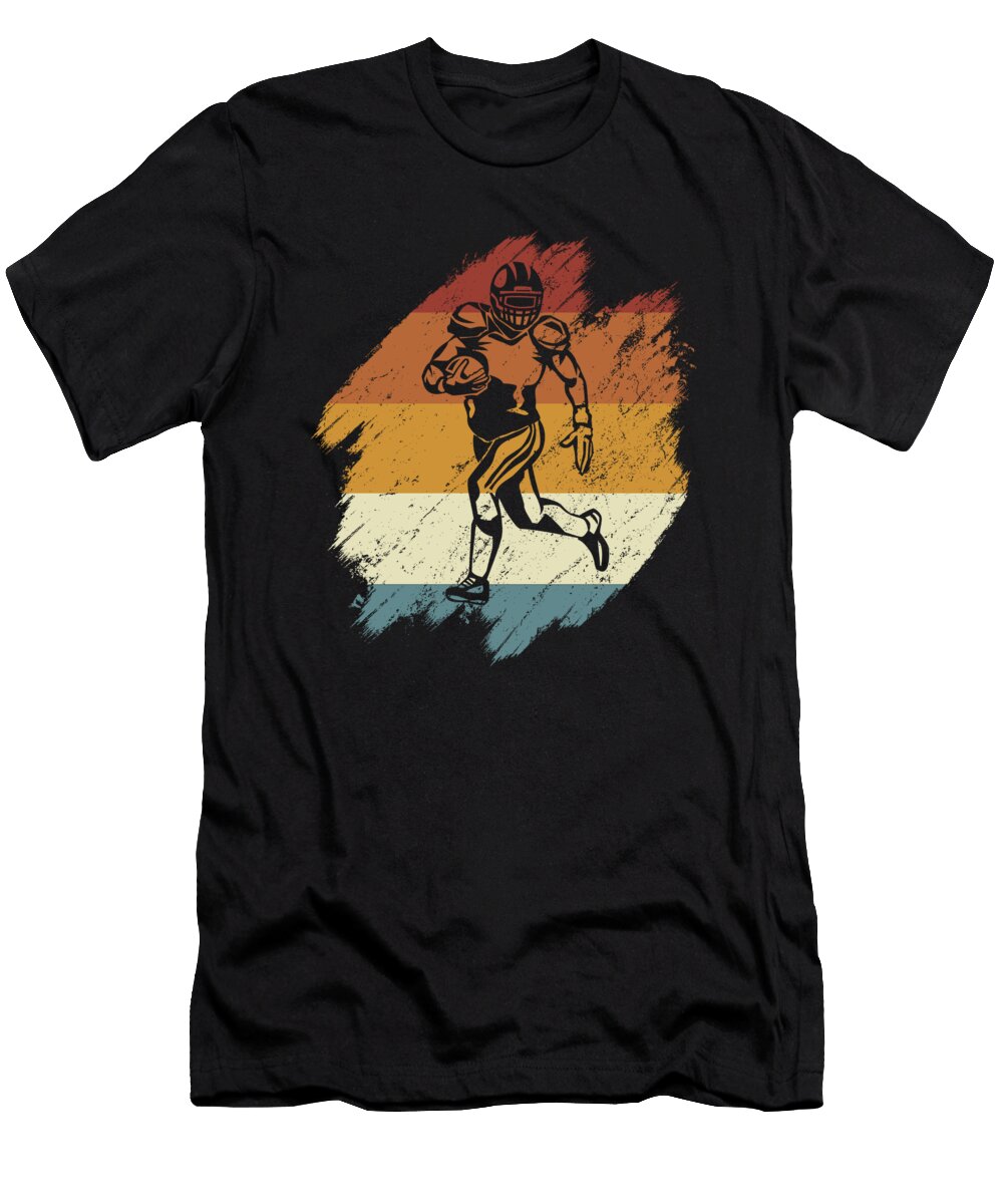 8 Retro Vintage Football Quarterback Greenoptix T-Shirt