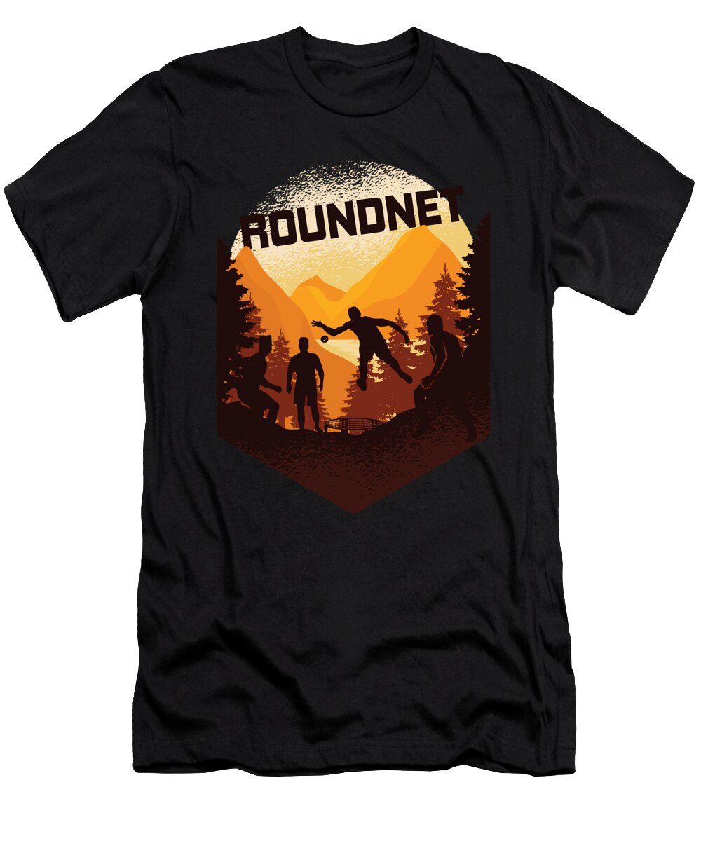 8 Roundnet Wonderful Nature Greenoptix T-Shirt