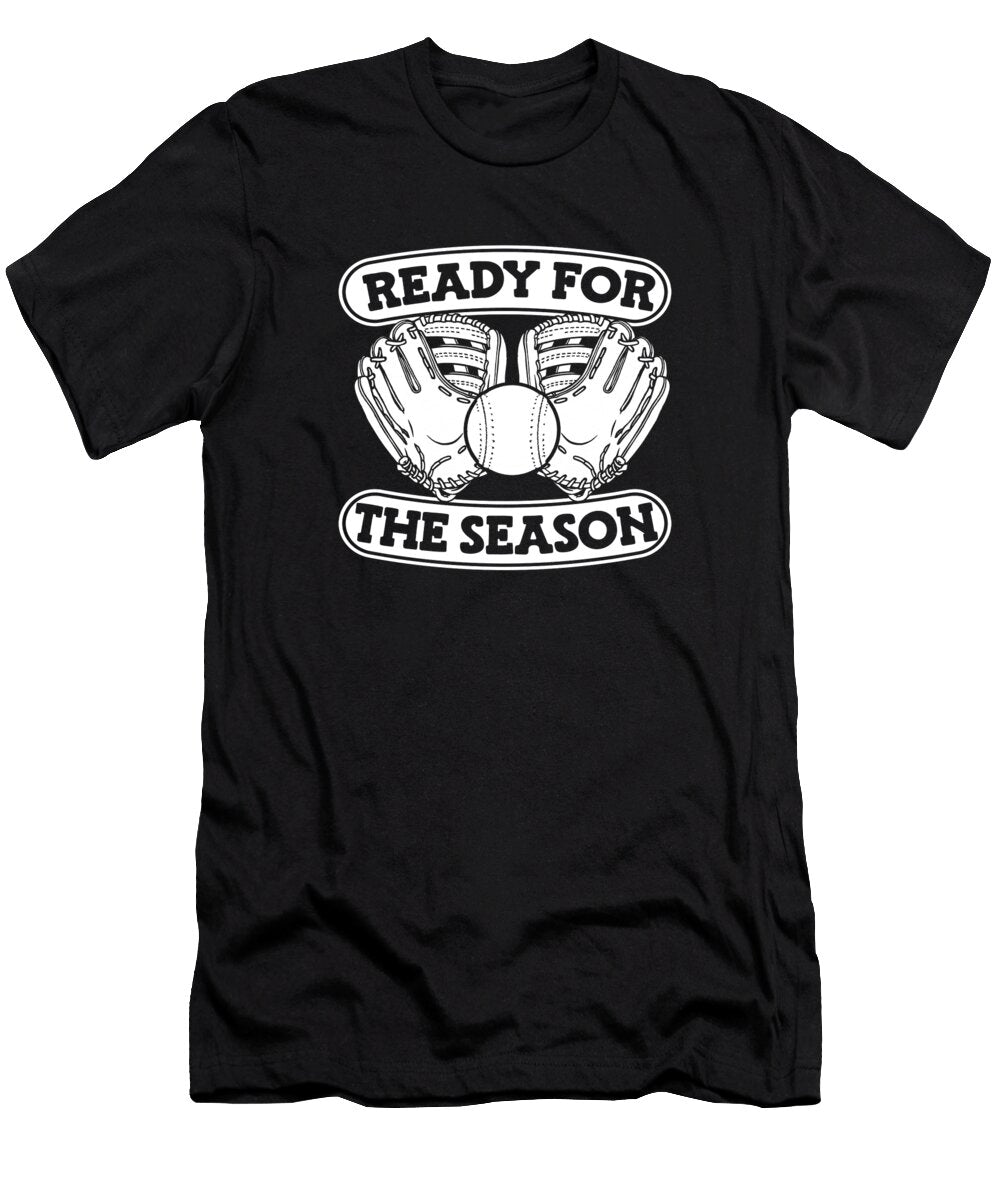 8 Softball Catcher Batter Pitcher Softball Crazy Squirrel T-Shirt