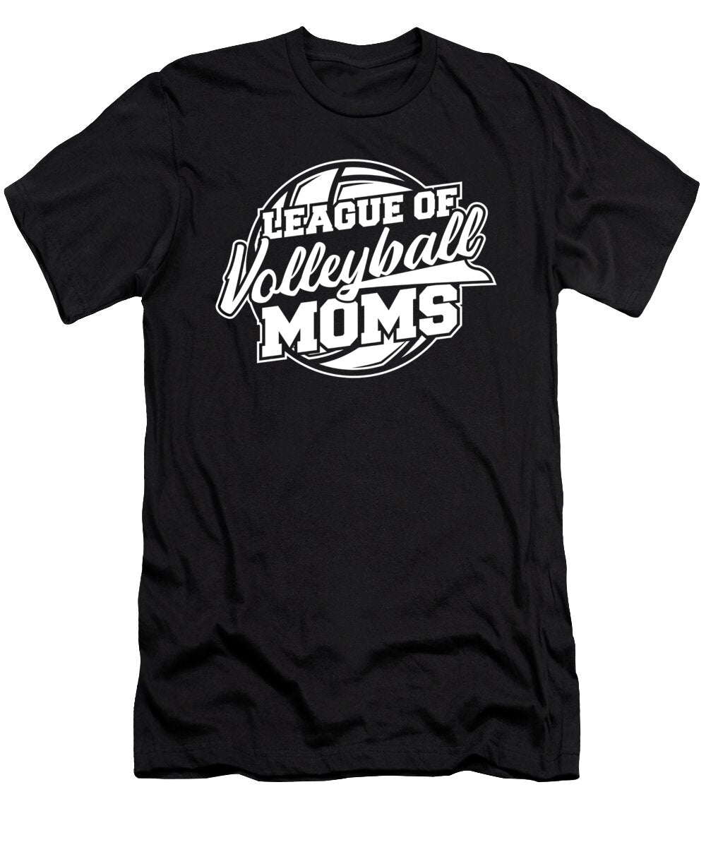 8 Volleyball Vball Beach Volleyball Mom Crazy Squirrel T-Shirt