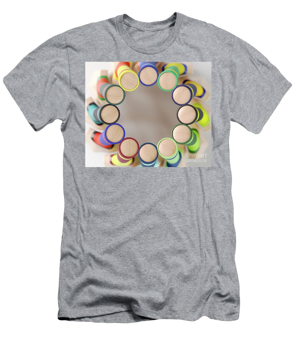 9 Circular Array of Cricket Bats Allan Swart T-Shirt