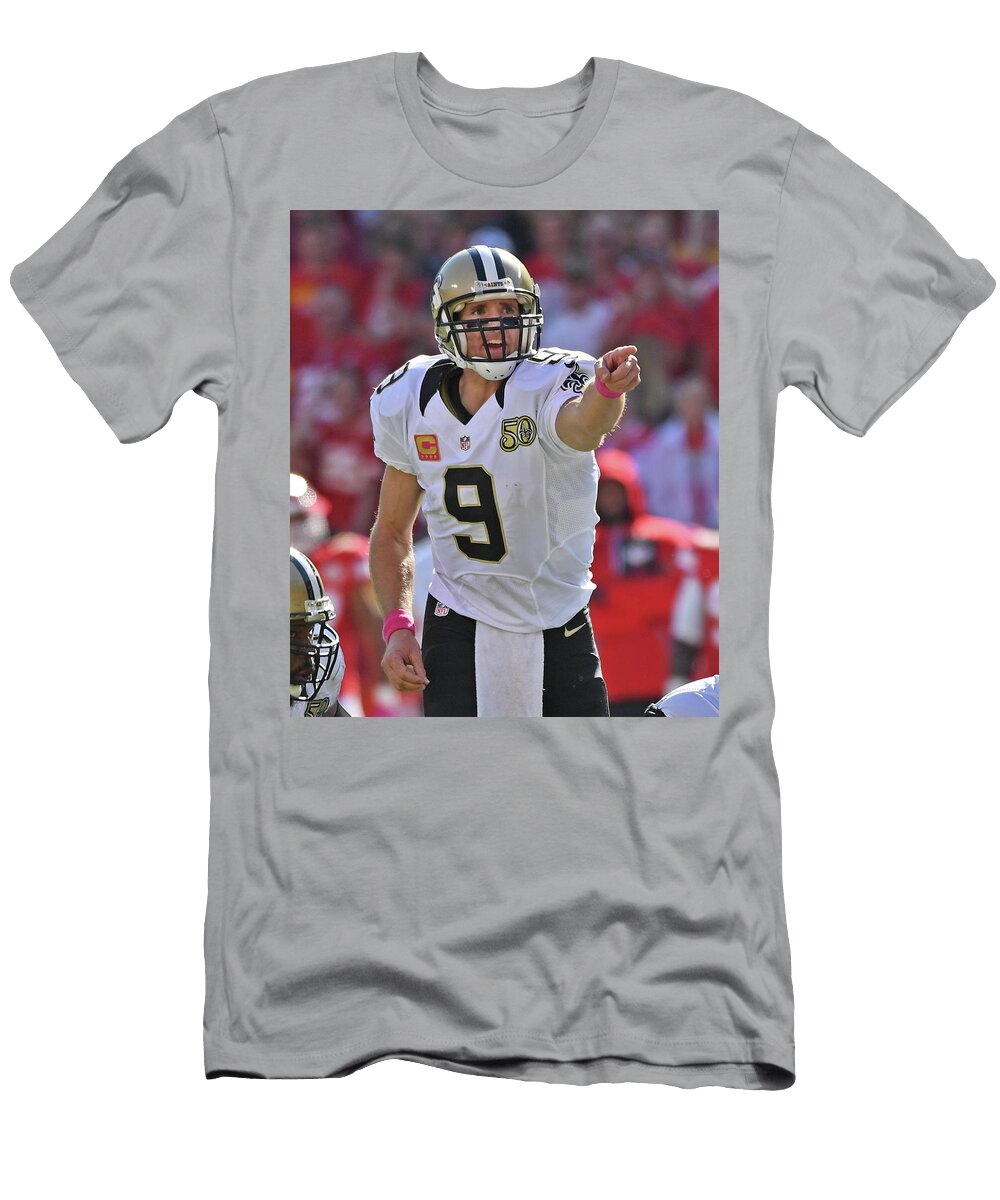 9 Drew Brees Peter Aiken T-Shirt