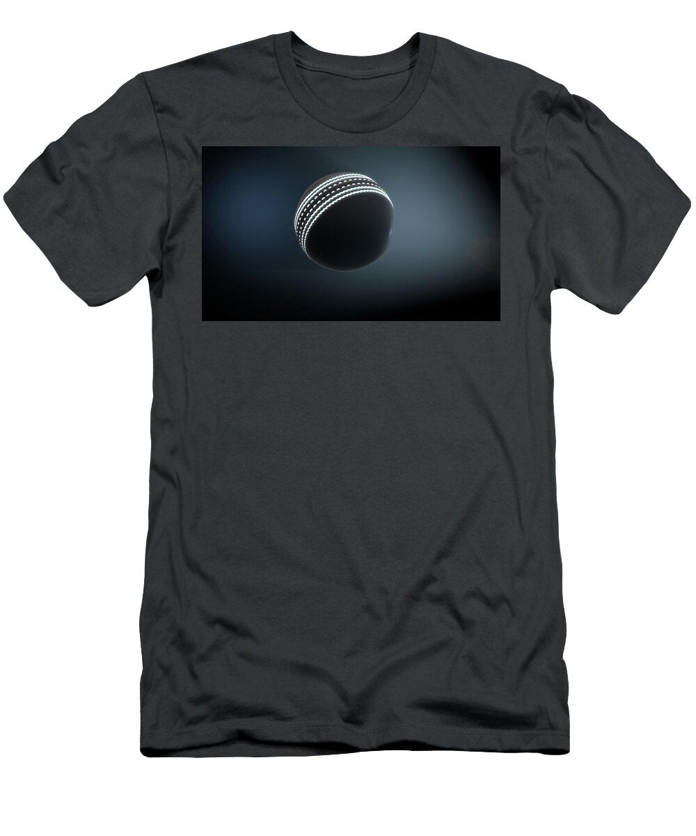 9 Futuristic Neon Sports Ball Allan Swart T-Shirt