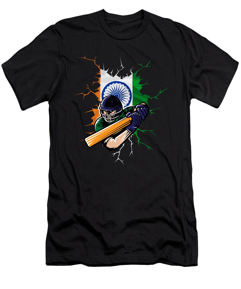 9 India Cricket Kit 2019 Indian International Fans Gift Martin Hicks T-Shirt