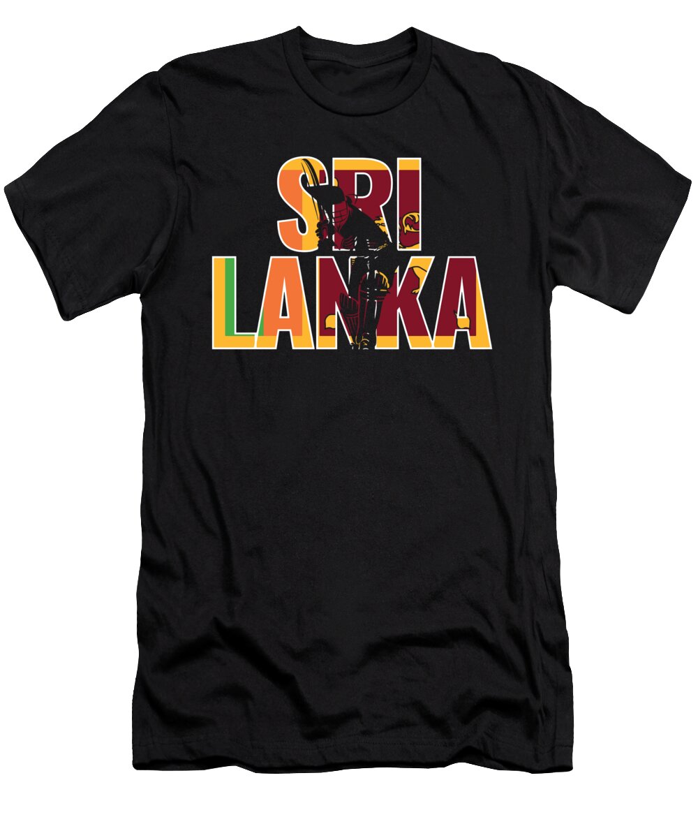 9 Sri Lanka Cricket Kit 2019 Sri Lankan International Fans Gift Martin Hicks T-Shirt