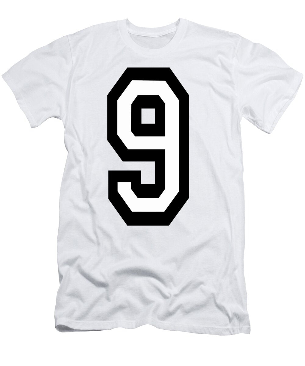 9 Team Sports Number 9 Nine Ninth Competition Tom Hill T-Shirt