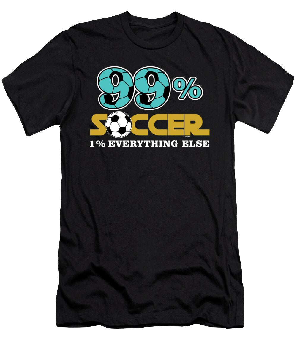 99 Soccer Funny Goals Footballer Football Players Team Sports Goalie Balls Gift Thomas Larch T-Shirt