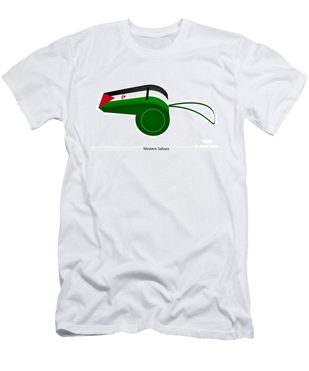 A Beautiful Whistle of Western Sahara Flag Iam Nee T-Shirt