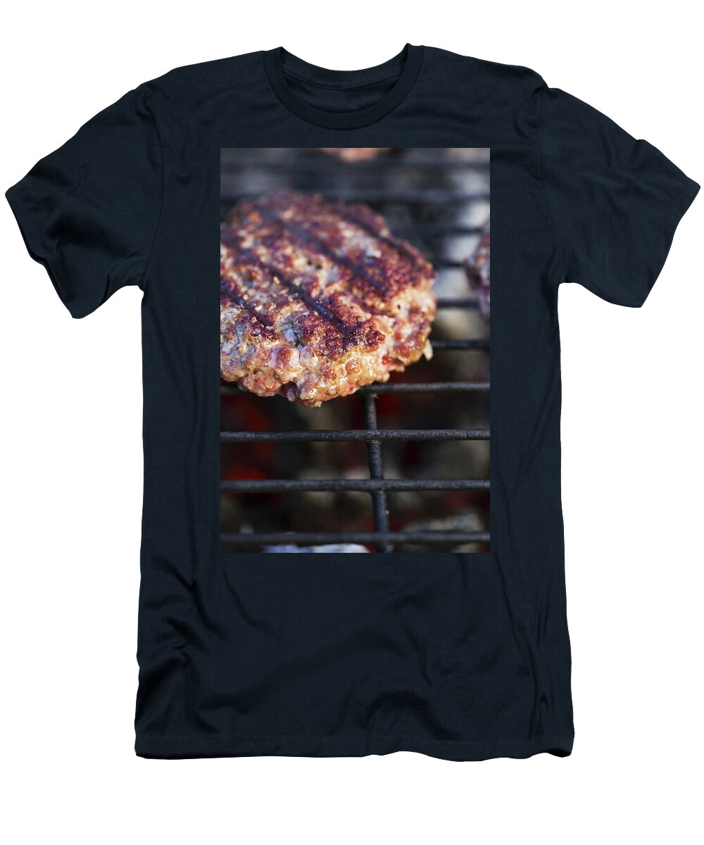 A Burger on a Grill Tina Engel T-Shirt
