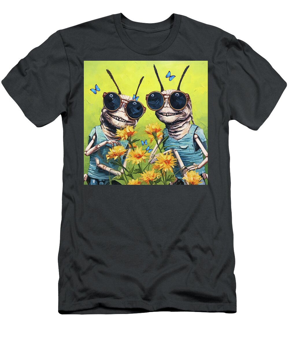 A Couple of Cool Grasshoppers Tina Lecour T-Shirt