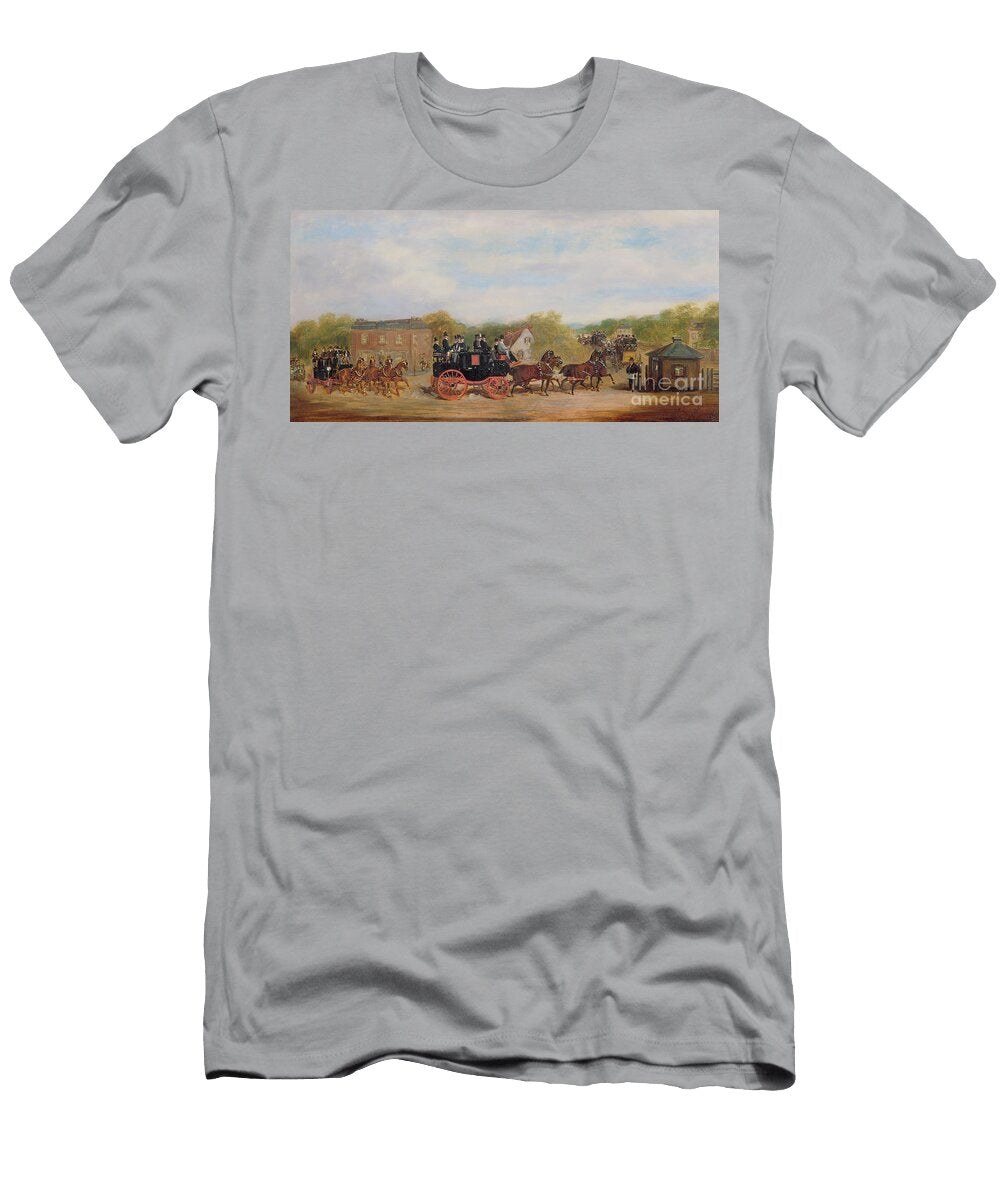 A Four in Hand Race At the Five Bells Tavern New Cross Herbert Jones T-Shirt