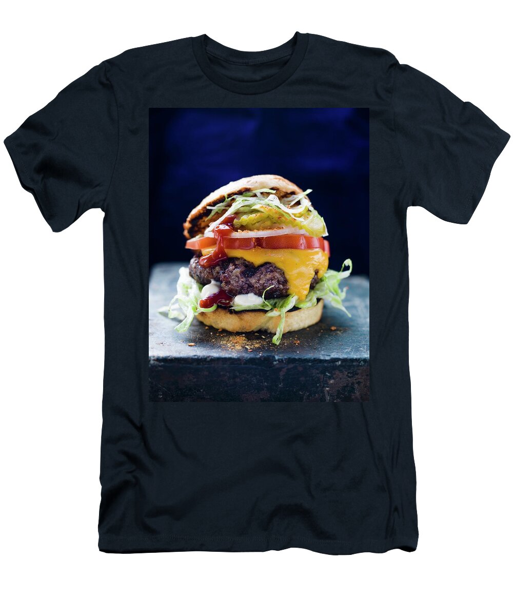 A Grilled Cheeseburger Eising Studio T-Shirt